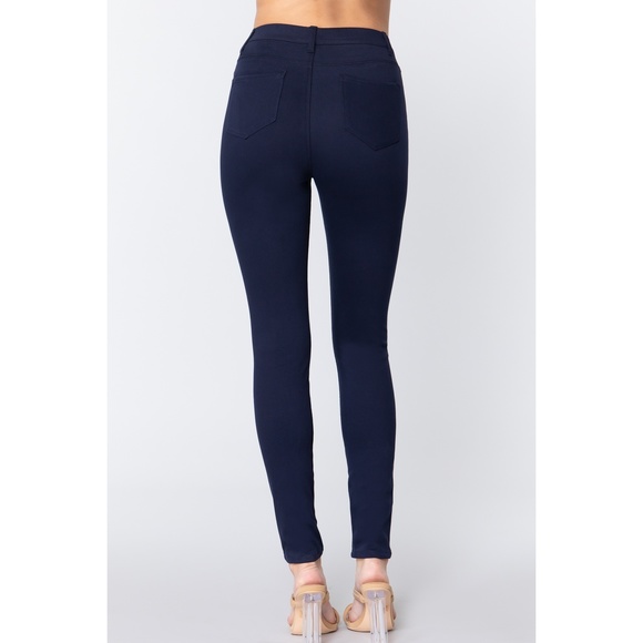 Knit Twill Jeggings - Picture 5 of 8